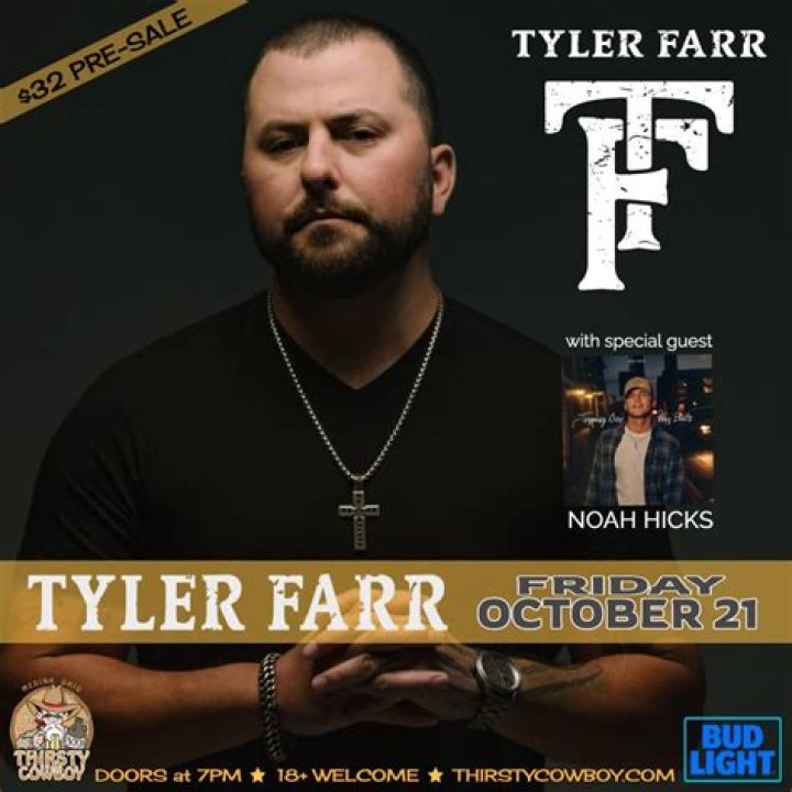 Tyler Farr - Bio, Age, Wiki, Facts and Family